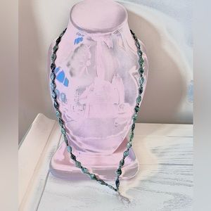 Jay King Pearl and Black Agate Necklace with Russian Seraphini Pendant